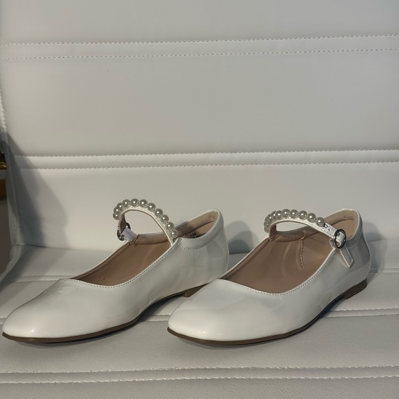 Ballerina Flats with Pearl Detailing - Picture 1 of 5